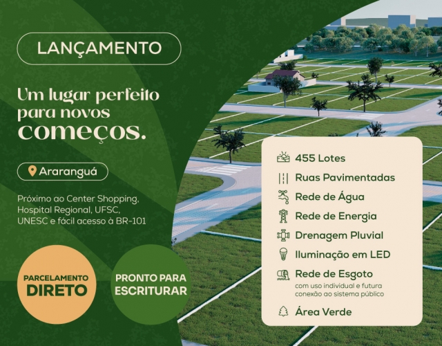 Foto empreendimento LOTEAMENTO JARDIM DAS PALMAS